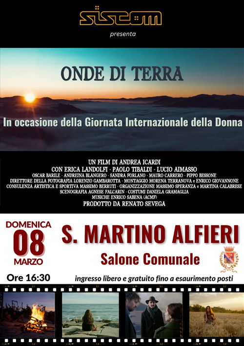 08/03 - In occasione della Giornata Internazionale della Donna - "Onde di Terra"
